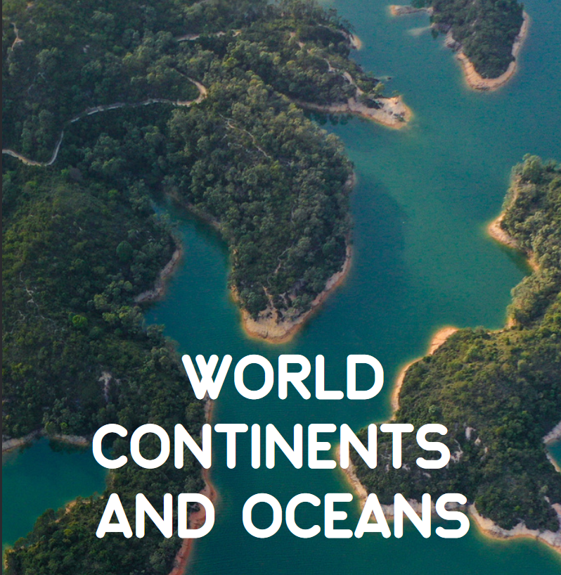 World Continents and Oceans E-book