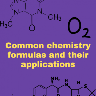 Basic Chemistry Formulas