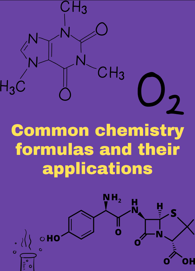 Basic Chemistry Formulas