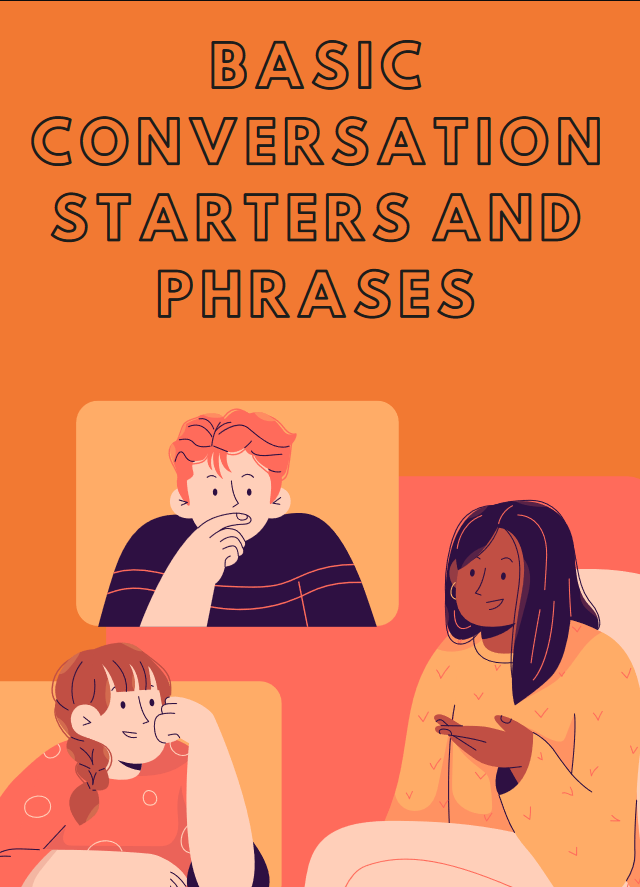 Basic conversation starters and phrases