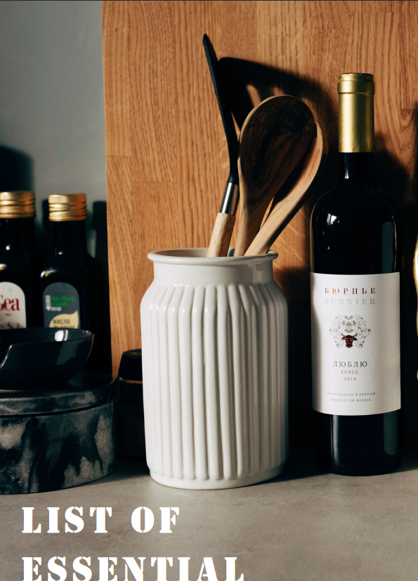 List of essential kitchen tools